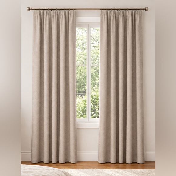 Peir Other - Neutral Beige Blackout Drapery Panel - Home Accents. Set of 2. 86L X 50W